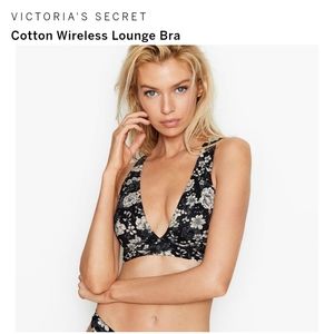 VICTORIA'S secret cotton lounge wireless bra